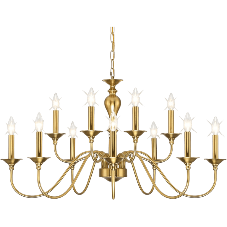 Farmhouse Chandelier – Gold
