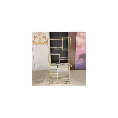 Gold Squared Wine Rack