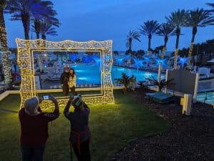LED picture frame rental