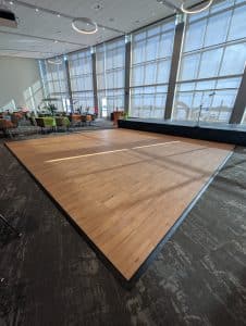 Maple dance floor