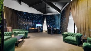 LED Drapes and furniture rental