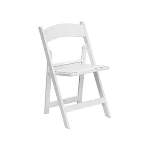 White Folding Chair